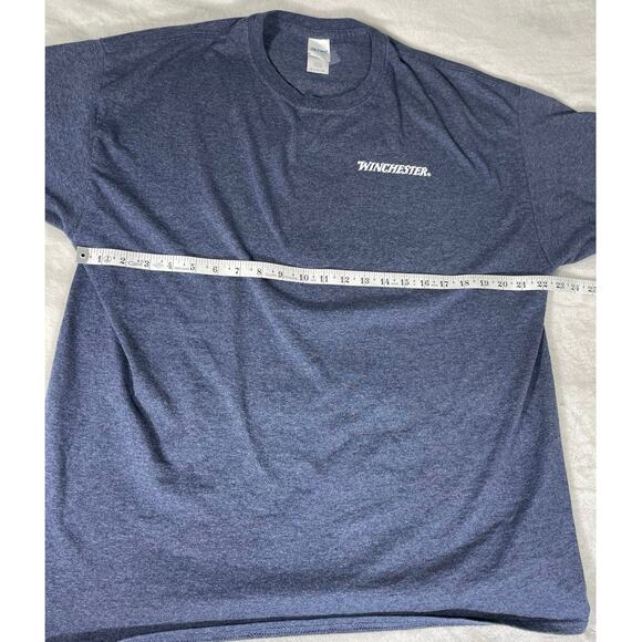 Winchester Cowboy Graphic Blue Gildan Tee XL - Picture 3 of 7